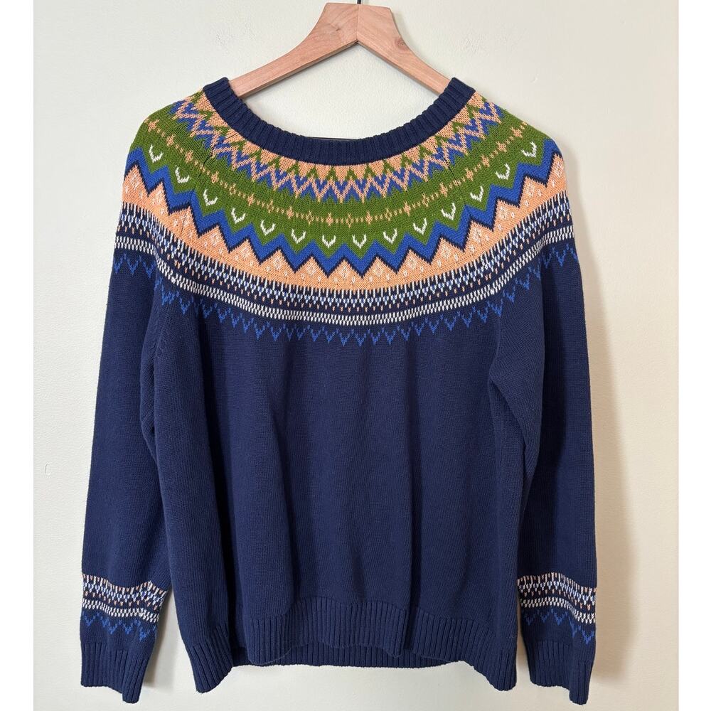 ModCloth Fair Isle Nordic Sweater 1x - Picture 3 of 9